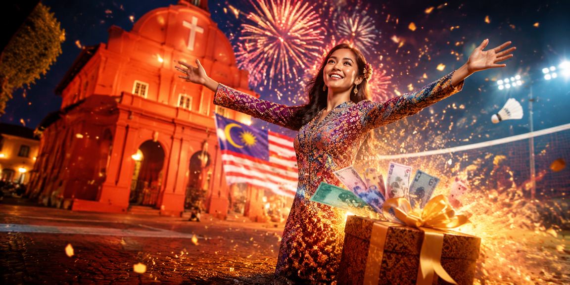 Pertaruhan kasino meja roulette di Melaka dengan rekaan batik Malaysia