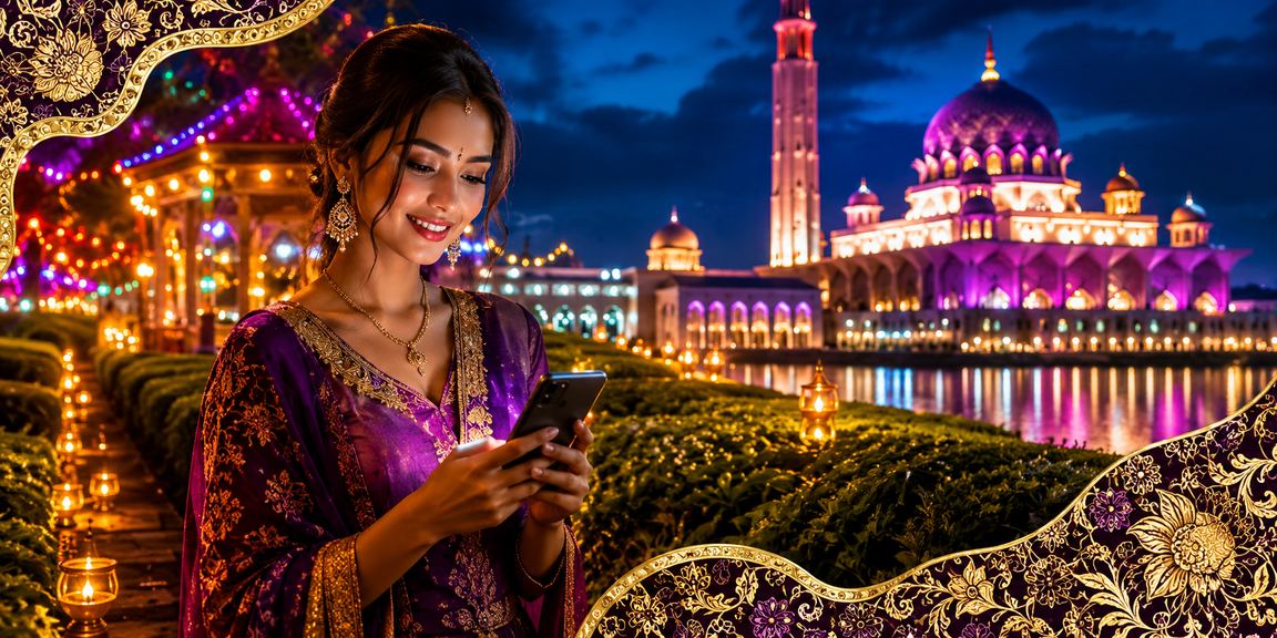 Pengguna menikmati kasino mudah alih secara bertanggungjawab di Putrajaya dengan gaya batik Malaysia